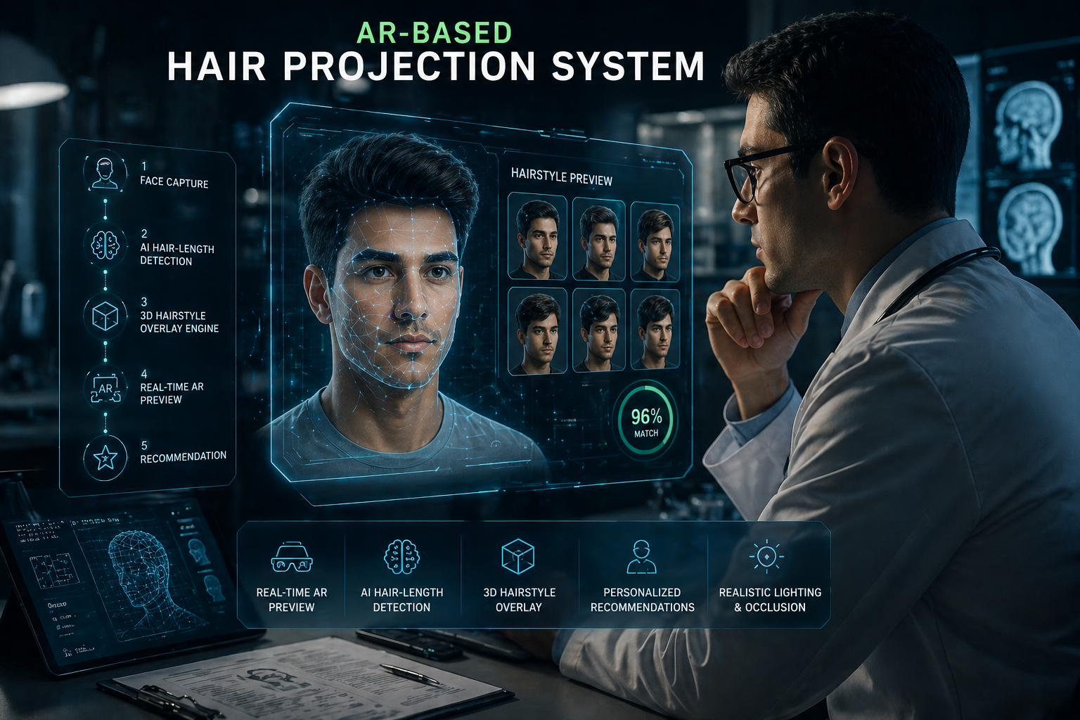 AR Hair Projection